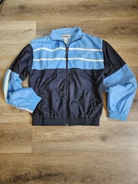 Roundtree & yorke Vintage Windbreaker Lined Jacket Size Small Perfect Cond.